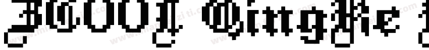 ZC00L QingKe HuangYou字体转换